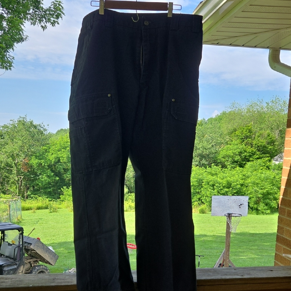 2 Pairs Of Navy Duluth Trading Cargo Work Pants